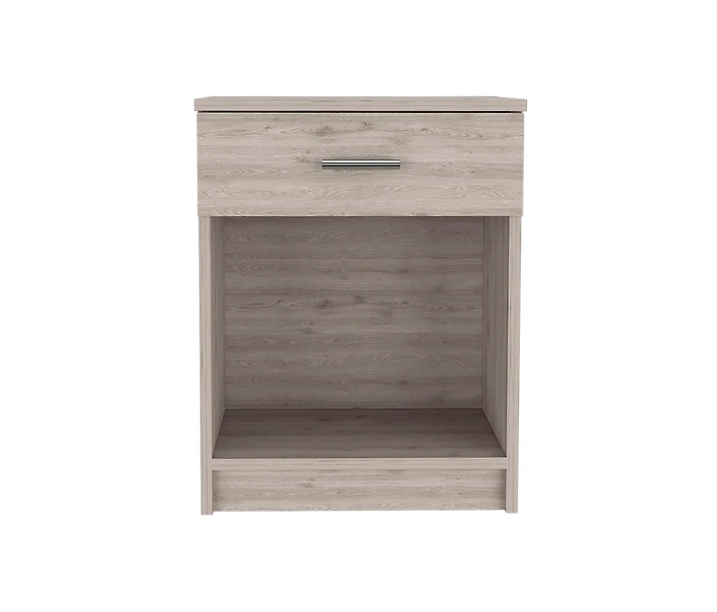 Streamdale Eco Nightstand, Superior Top, One Drawer, Lower Shelf