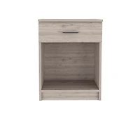 Streamdale Eco Nightstand, Superior Top, One Drawer, Lower Shelf