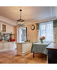 Streamdale 4-Light Farmhouse Chandeliers For Dining Room(No Bulbs)