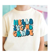 Sweet Wink Toddler Boys Hello Second Grade Short Sleeve T-Shirt