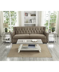 Streamdale 3-Piece Wood Coffee Table Set in Weathered Gray