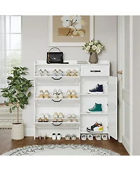 Streamdale Furniture Premium Shoe Cabinet with Ample Storage and Dust Protection