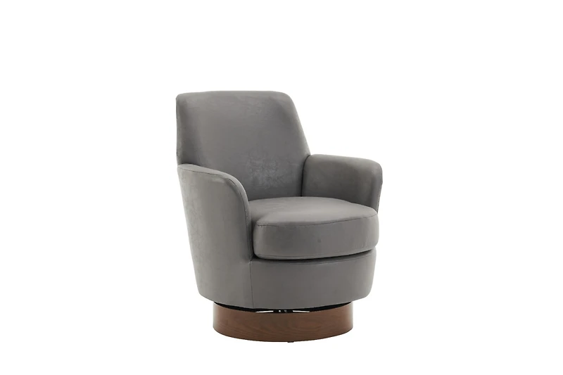 Streamdale Modern Swivel Office Chair with Cushion & Height Adjustment