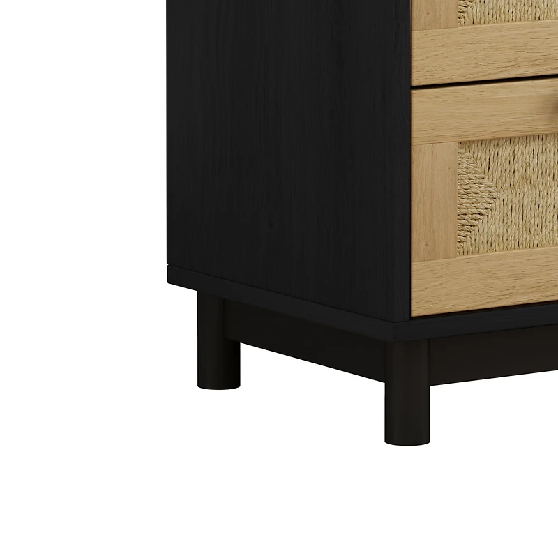 Streamdale Furniture Rattan Dresser with Woven Drawers | Ample Storage Space | Durable & Stylish