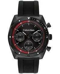Calvin Klein Men's Flex Silicone Strap Watch 45mm
