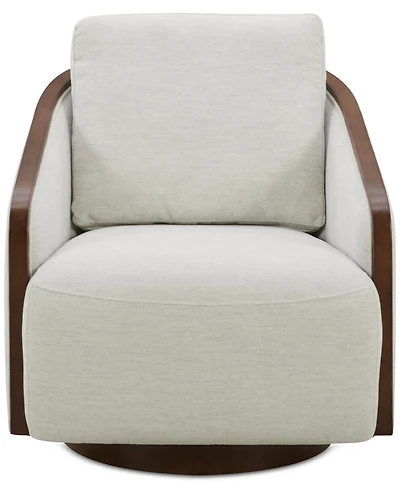 Makinen Fabric Swivel Chair, Created for Macy's