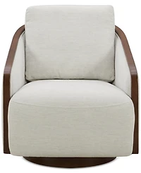 Makinen Fabric Swivel Chair, Created for Macy's