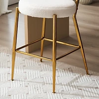 Streamdale Furniture Modern teddy fabric bar stools - Stylish island seating