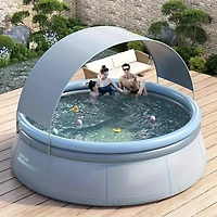 Streamdale 118" Inflatable Family Swimming Pool (2000 Gal Capacity)