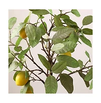 Faux Lemon Potted Tree