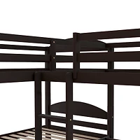Streamdale Twin L-Shaped Bunk Bed With Trundle