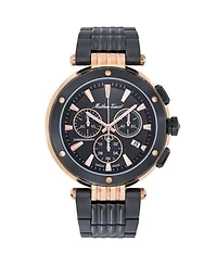 Mathey Tissot Men's Neptune Chrono Black Dial Watch - H912CHNR