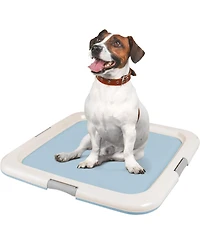 Iris Usa Holder, Fits 23"x23" or Larger, Medium, Puppy Dog Pad Hoder, Secured Latches, Non-Skid Rubber Feet, High Polish Finish for Easy Cleaning, Lea