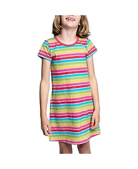 Mightly Girls Toddler Fair Trade Organic Cotton Short Sleeve T-Dress