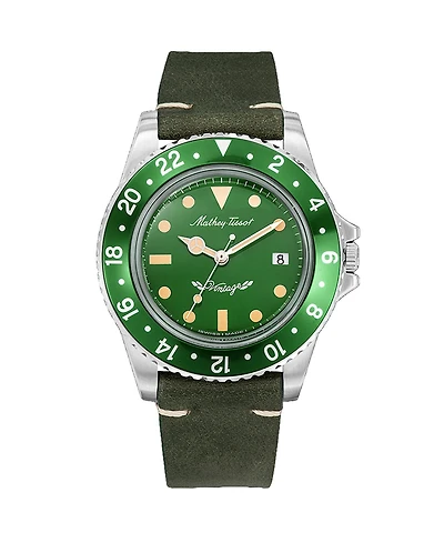 Mathey Tissot Men's Vintage Green Dial Watch - H900ALV