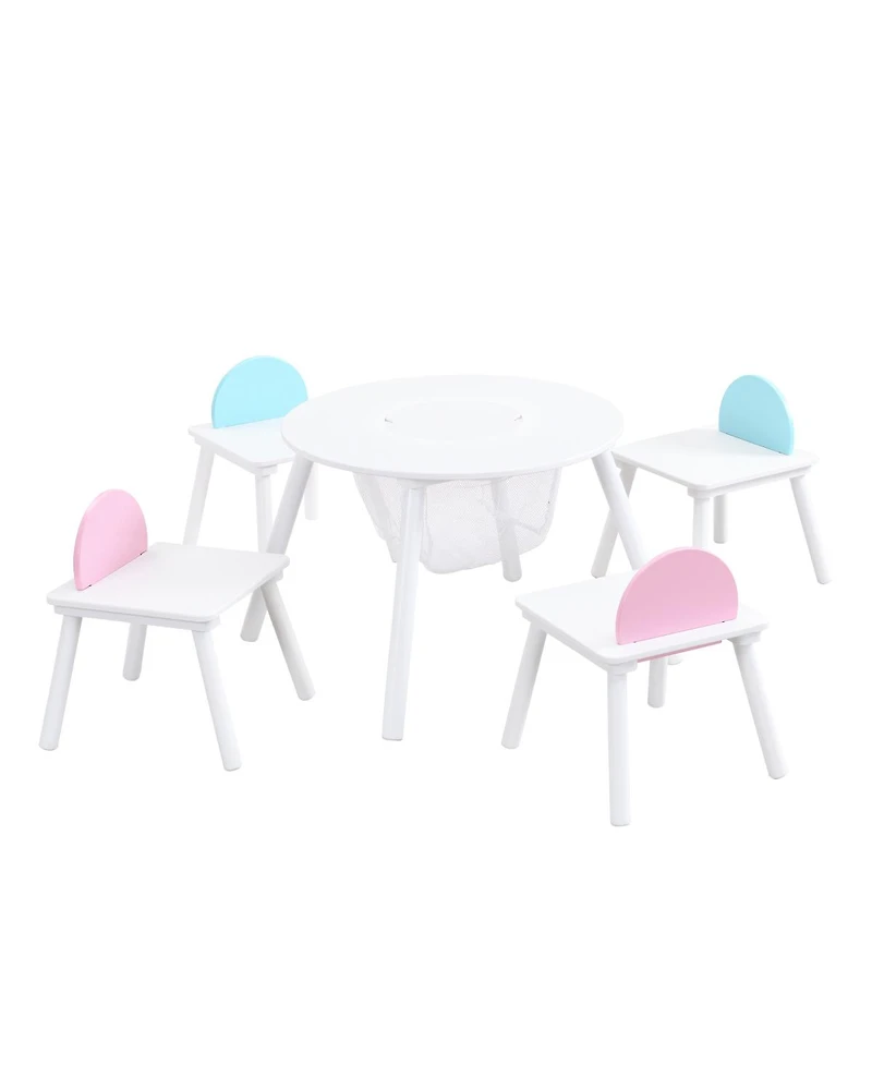Streamdale Furniture Children's Panel Table With 4 Chairs
