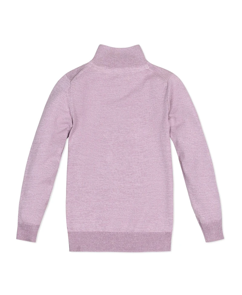 Hope & Henry Boys Organic Long Sleeve Fine Gauge Half Zip Pullover Sweater