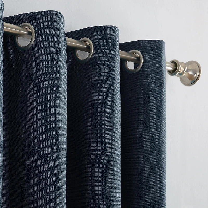 Duran Thermal Insulated 100% Blackout Grommet Curtain Panel
