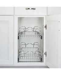 Rev-a-Shelf Kitchen Cabinet Pull Out Shelf Organizer, 9 x 22 In, 5WB2-0922CR-1