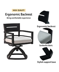 Streamdale Modern Ergonomic Patio Rocker