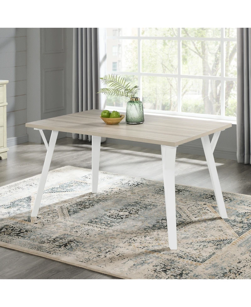 Streamdale Alwynn 5-Piece Dining Set Stylish Table & Windsor Chairs