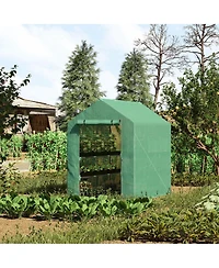 Portable Walk-In Greenhouse for Plant Protection, Control & Organization