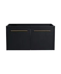 36 Inch Wall-mounted Bathroom Vanity (Only the Cabinet Body, No Top Sink