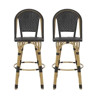 Streamdale Stylish and Durable Aluminum Barstool Set for Outdoor Enjoyment