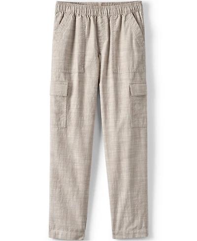 Lands' End Girls Woven Pull On Utility Cargo Pants