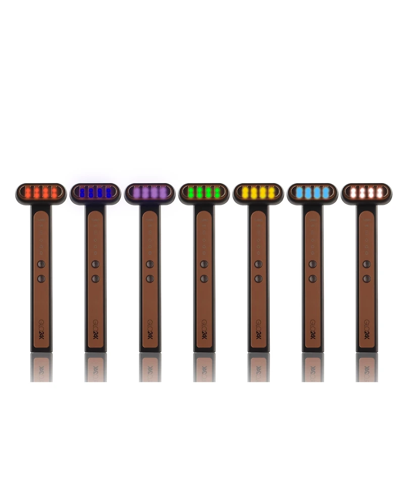 Super Wand + Hydra Gel for the Face, Neck & around the Eyeswith Advanced 7 Color Led, Controlled Light Heating, and Vibration Technologies