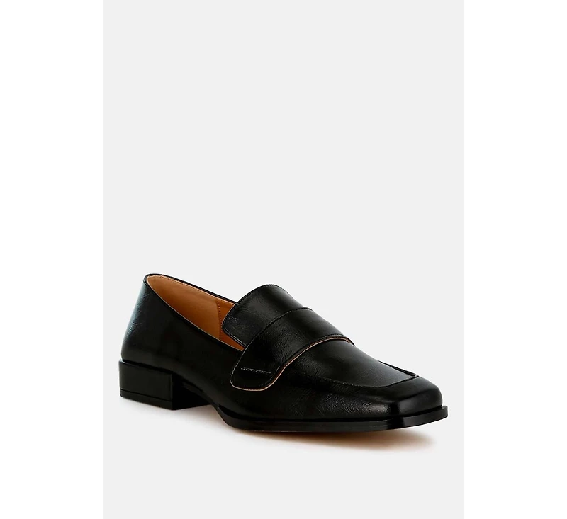 Jongs Metallic Penny Loafers