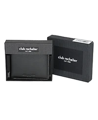 Club Rochelier Men's Slimfold Wallet with Removable Id