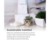 Cariloha Bath Sheet | Blush 40"x72" Turkish Cotton & Viscose Material Blend Extra Smooth, Odor Resistant and Highly Absorbent