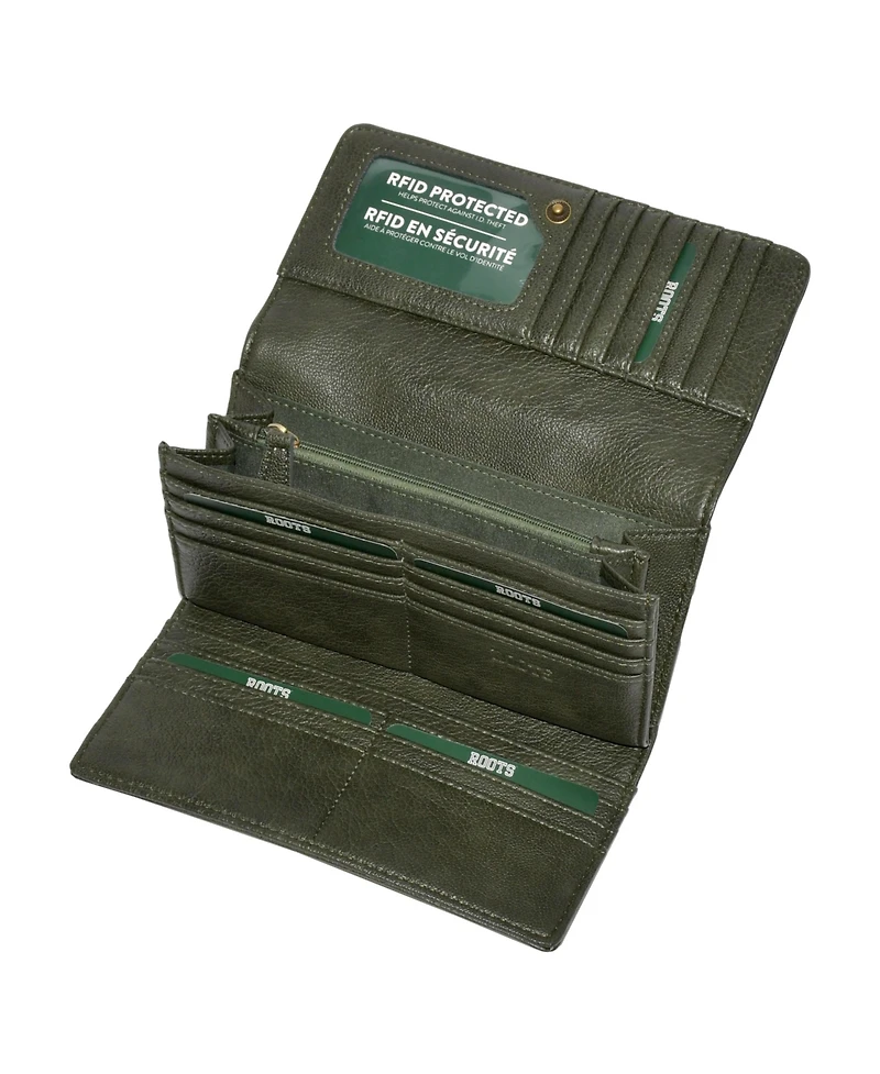 Roots Ladies Pocket Clutch Wallet