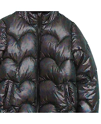 Weathertamer Toddler & Little Girls Iridescent Foil Puffer Jacket