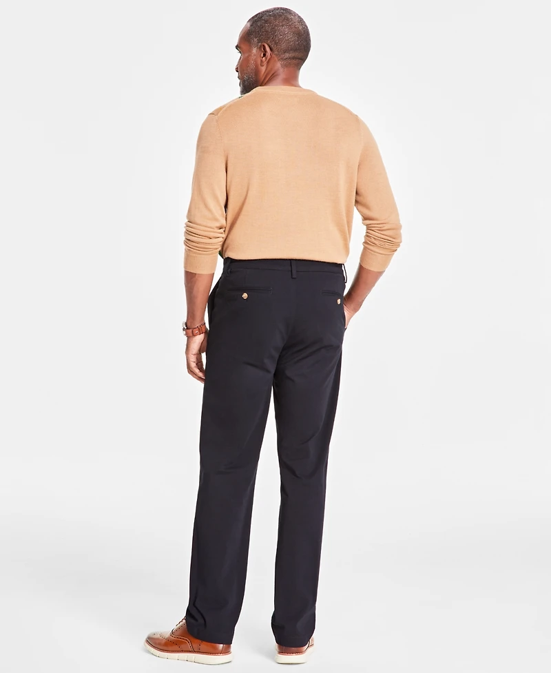Club Room Men's Four-Way Stretch Pants, Created for Macy's