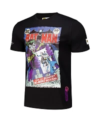 Freeze Max Men's Black Batman Comics the Joker Comic Regular Fit T-Shirt