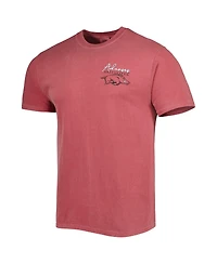 Image One Men's Crimson Arkansas Razorbacks Hyperlocal T-Shirt