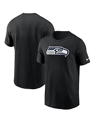 Nike Men's Black Seattle Seahawks Logo Essential T-Shirt