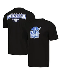 Fisll Men's Black Hampton Pirates Applique T-Shirt