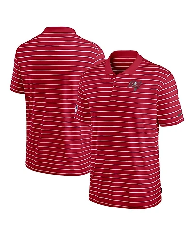 Nike Men's Red Tampa Bay Buccaneers Sideline Lock Up Victory Performance Polo