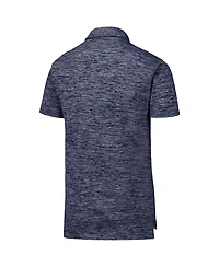 Wes & Willy Big Boys and Girls Navy New England Patriots Cloudy Yarn Polo