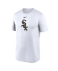 Nike Men's White Chicago Sox Legend Fuse Large Logo Performance T-Shirt