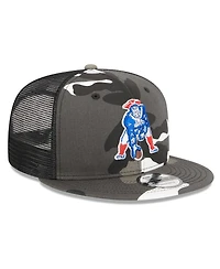 New Era Men's Urban Camo New England Patriots 9FIFTY Trucker Snapback Hat