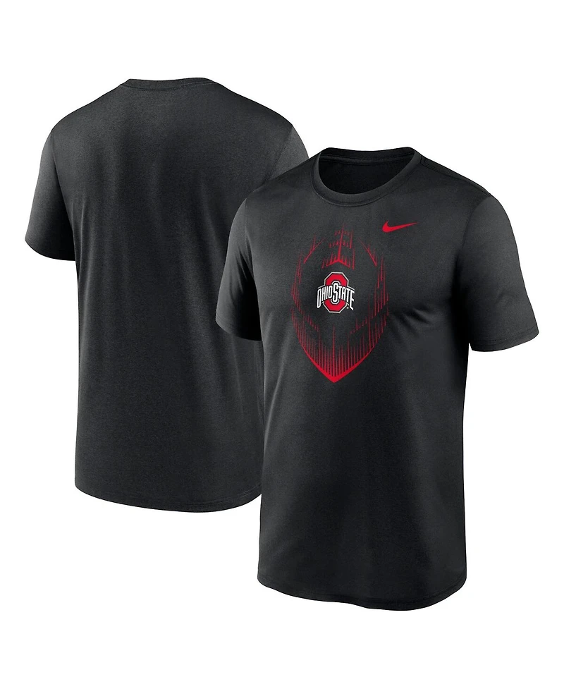 Nike Men's Black Ohio State Buckeyes Primetime Legend Icon Performance T-Shirt