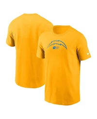 Nike Men's Gold Los Angeles Chargers Faded Essential T-Shirt