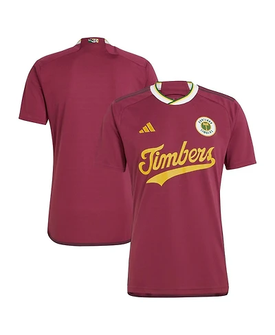 Adidas Men's Red Portland Timbers 2024 Archive Replica Jersey