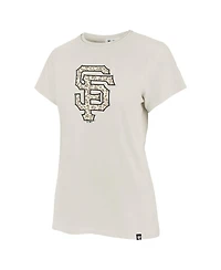 '47 Brand Women's Oatmeal San Francisco Giants Imprint Frankie T-Shirt