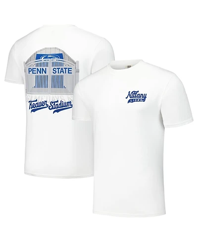 Image One Men's and Women's White Penn State Nittany Lions Hyper Local Stadium Gates Helmet T-Shirt