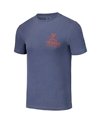 Image One Men's and Women's Navy Virginia Cavaliers Scenic Comfort Colors T-Shirt